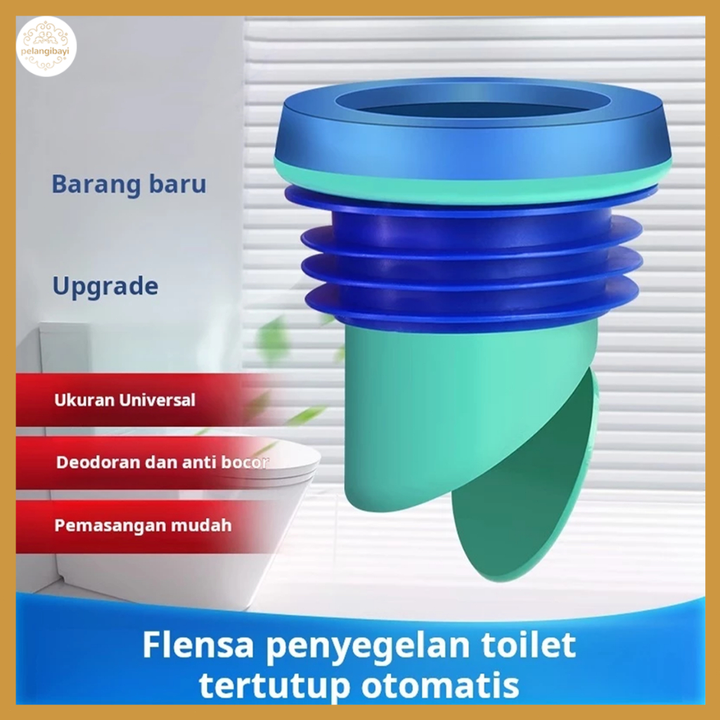 Penutup Flange Toilet Anti Bau - Universal untuk Kloset Duduk, Tebal & Tahan Lama, Cocok untuk Semua Jenis Kloset Pintar