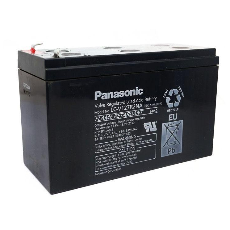 (INSTANT) Panasonic Accu baterai Aki VRLA Dry Kering 12v 7ah 12 v Battery 7A UPS 12 volt 7amper 12volt Battery
