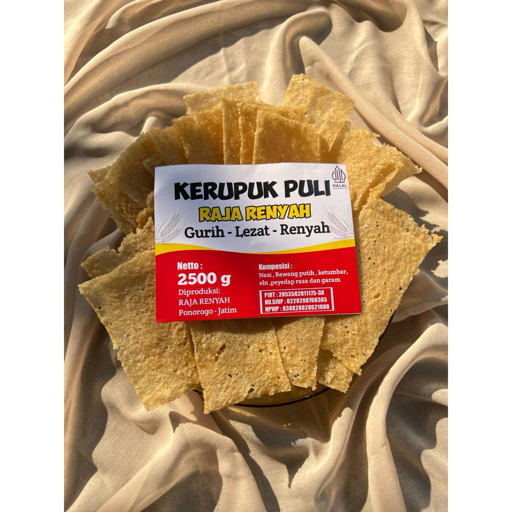 Jual kerupuk puli 2500g Raja Renyah - Ponorogo jatim | Shopee Indonesia