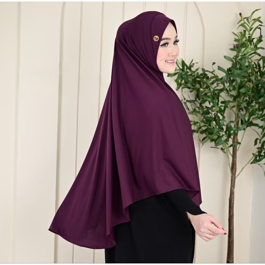 MARISA SIZE XL/JUMBO - HIJAB JUMBO INSTAN DAILY TERBARU HIJAB JUMBO TERBARU BAHAN JERSEY ZOYA BY QINARA MOSLEM WEAR