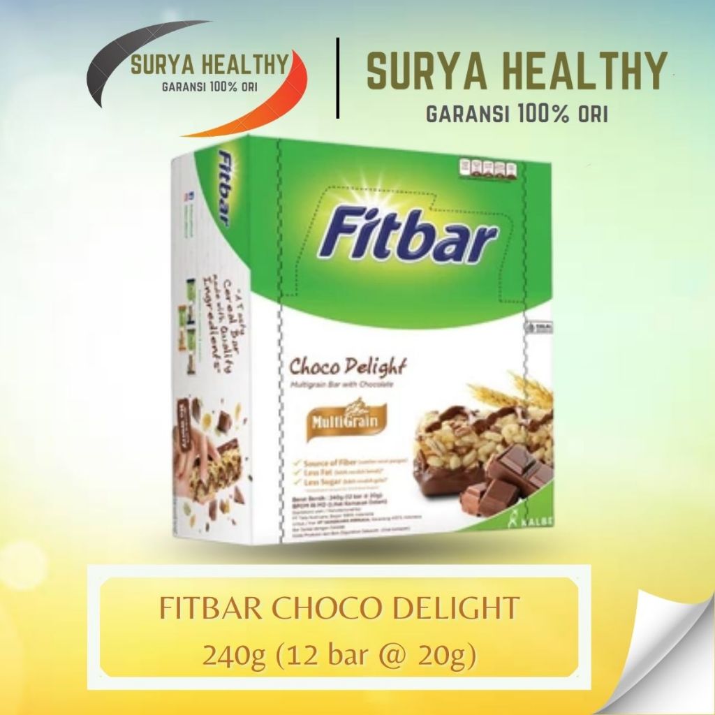 Jual FITBAR MULTIGRAIN BAR 1 BOX ISI 12 PCS SNACK SEHAT BAR CAMILAN ...