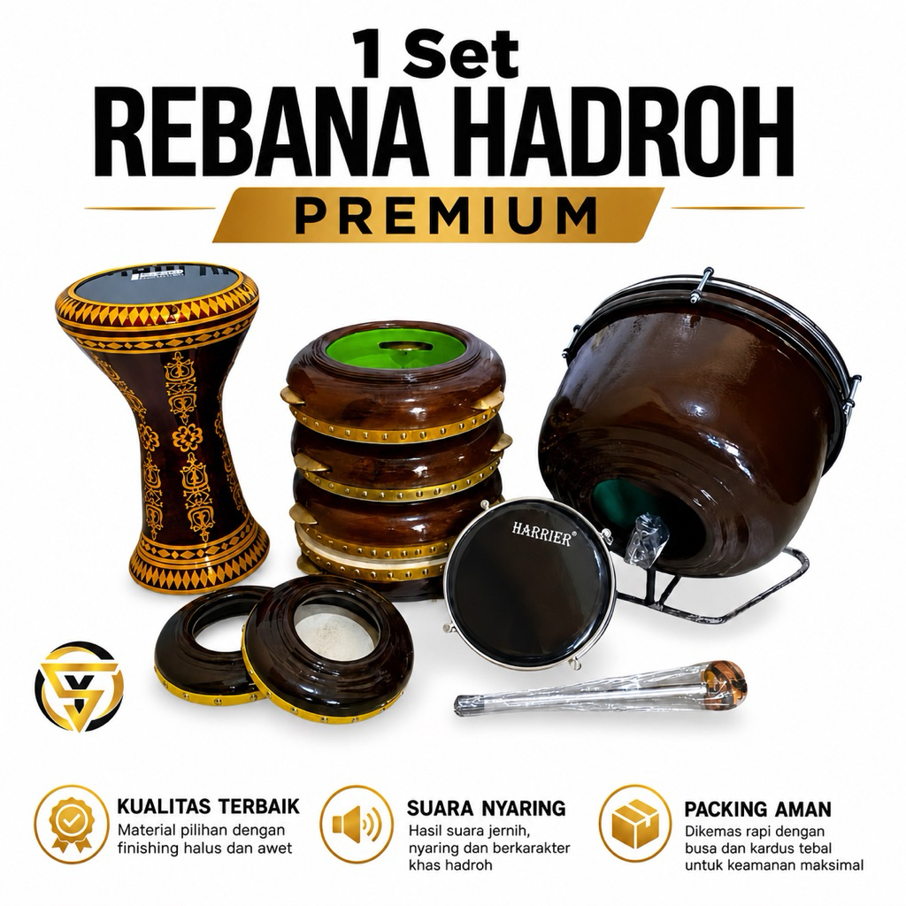 Jual ALAT HADROH SATU SET / REBANA SATU SET BERKUALITAS | Shopee Indonesia