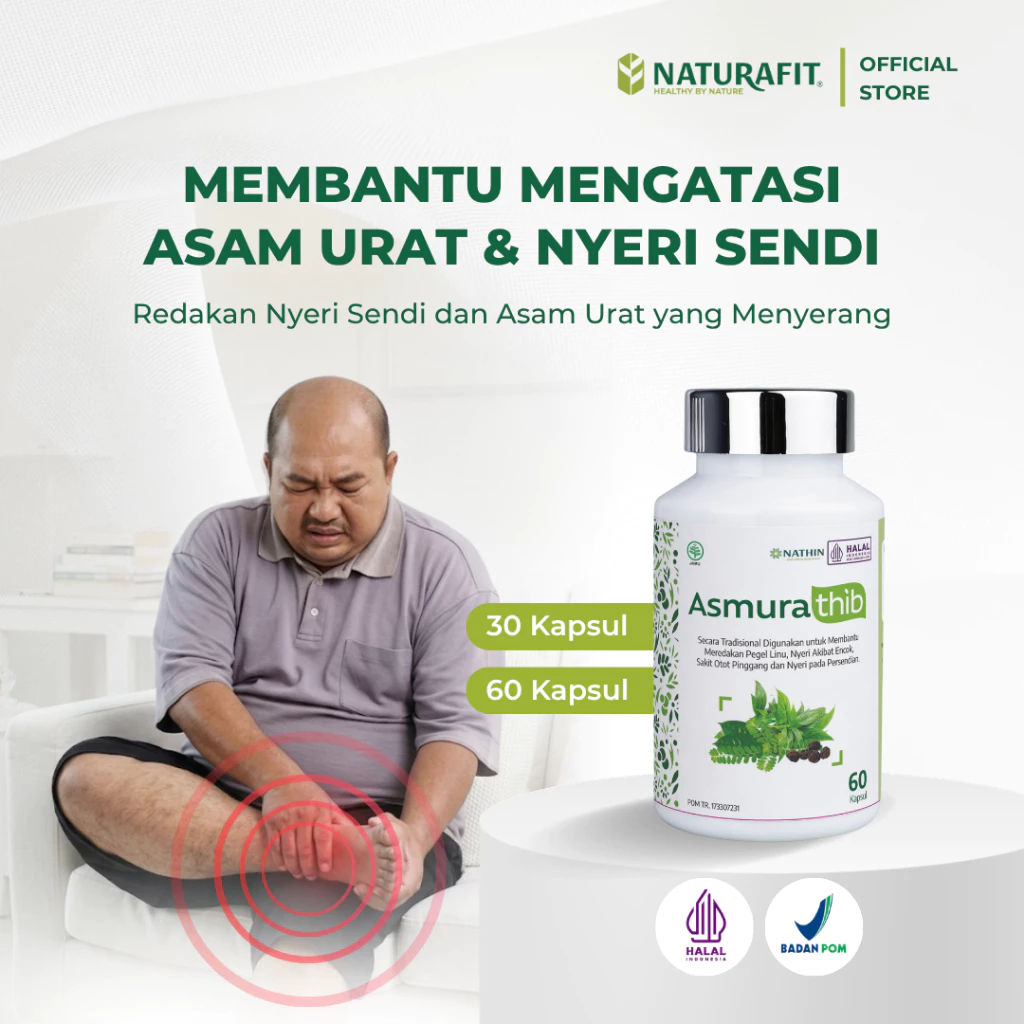 NATURAFIT Asmurathib Obat Herbal Asam Urat