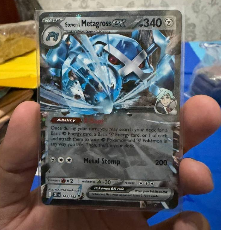 Jual Steven's Metagross ex RR (145/182) Pokemon English ~ Destined ...