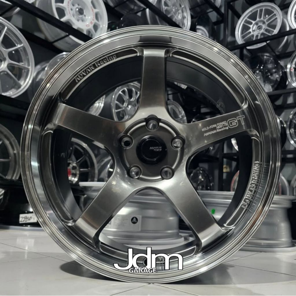 Jual velg ring 18 ADVAN GT lebar 8,5 pcd 5x114,3 et 38 velg ring 18 ...