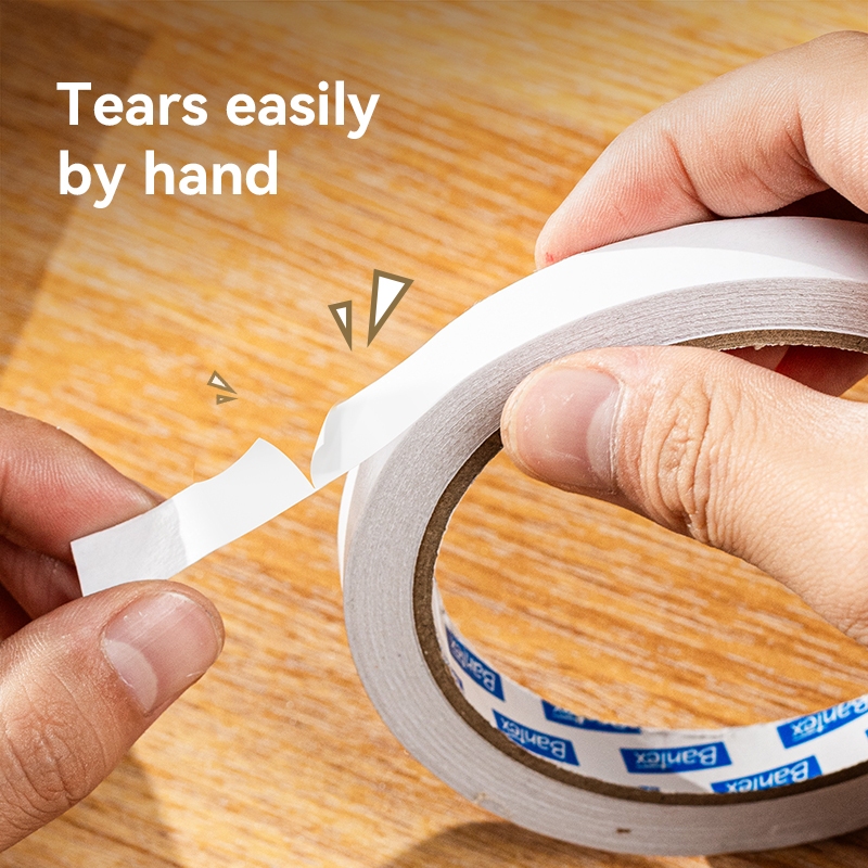 Bantex Double Tape/Selotip Dua Sisi Kuat Mudah Sobek Tangan Ukuran 12mm/24mm x 15 Yard BH260X (3)