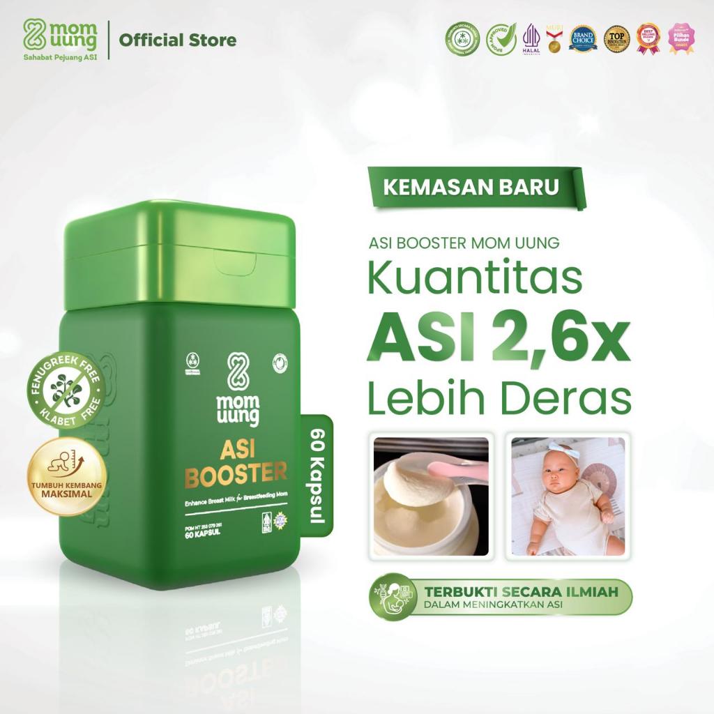 Jual Mom Uung ASI Booster 60 Kapsul - ASI 2,6x Lebih Deras dan ...