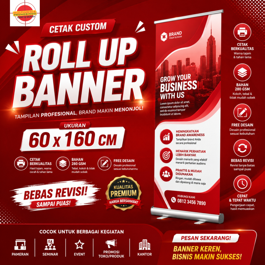 Jual Roll Banner Terlengkap & Harga Terbaru Agustus 2026 | Shopee Indonesia