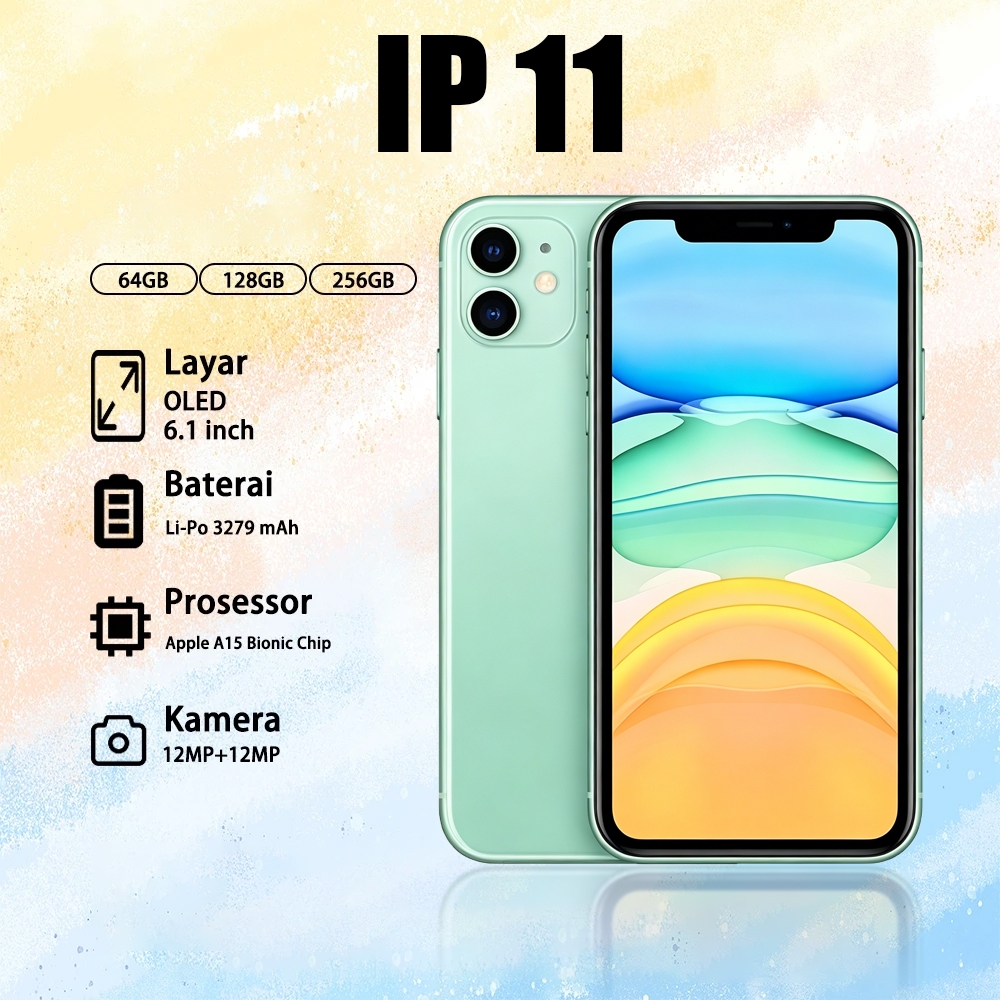 Jual IP 11 64GB/128GB/256GB Bekas Original Fungsi Lengkap Versi ...