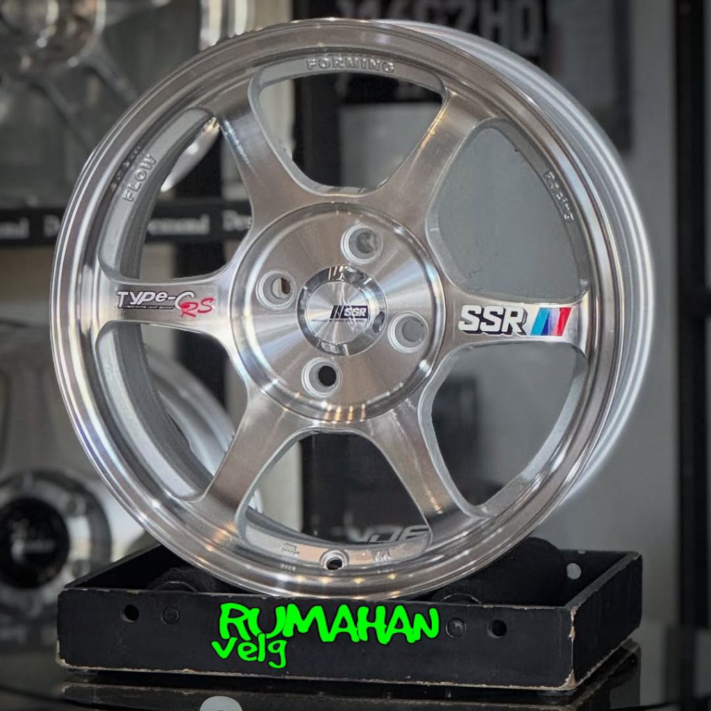Jual velg SSR TYPE C FLOW FORMING r15 lebar 6,5 pcd 4X100 ET 40 mobil ...