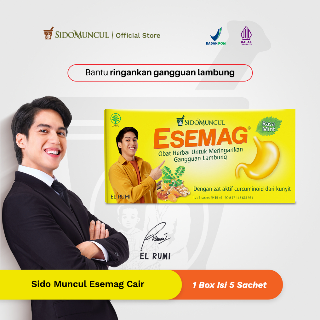 Sido Muncul Esemag Cair 5's - Sakit Perut Lambung Maag Perih