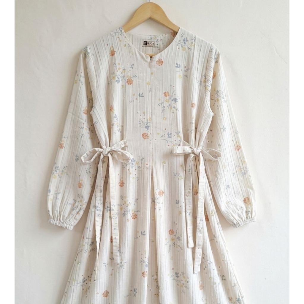 Firanesh Gamis Vintage Dress Motif Remaja Kekinian