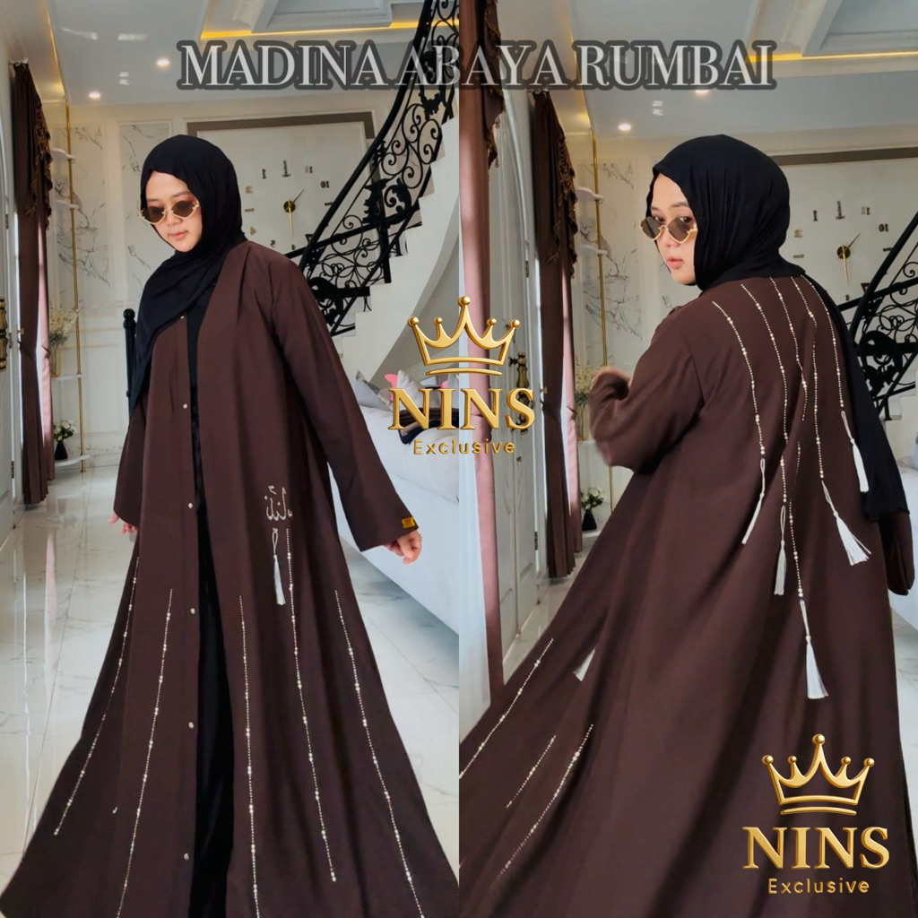 NINSSTORE.ID READY MADINA ABAYA RUMBAI GAMIS MEWAH MURAH ABAYA TERBARU ABAYA KEKINIAN ABAYA MEWAH MURAH SERAGAMAN