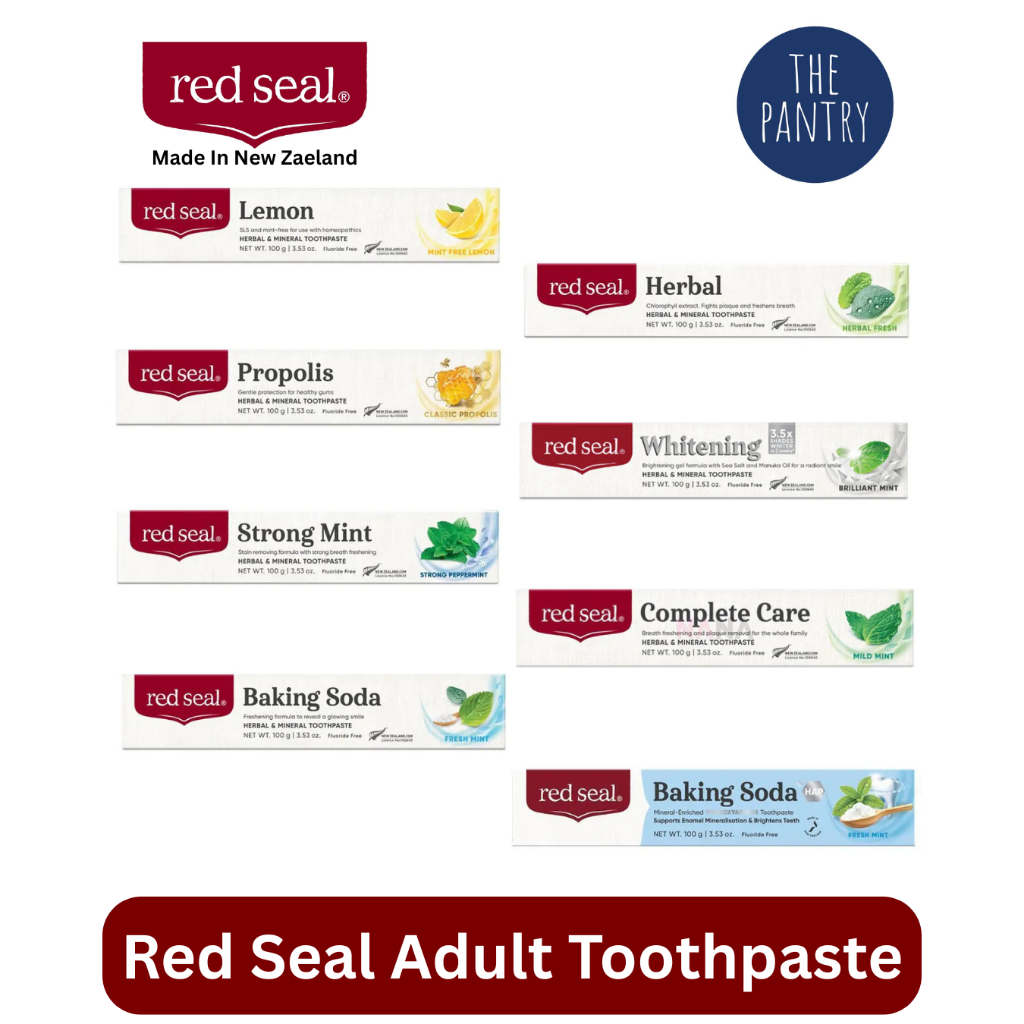 Jual Red Seal Adult Natural Toothpaste 100g / Red Seal Pasta Gigi ...