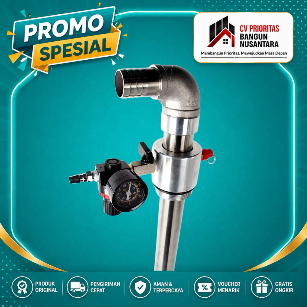 Jual Barrel pump pneumatic stainles 304 pneumatic drum pump sus 304 ...