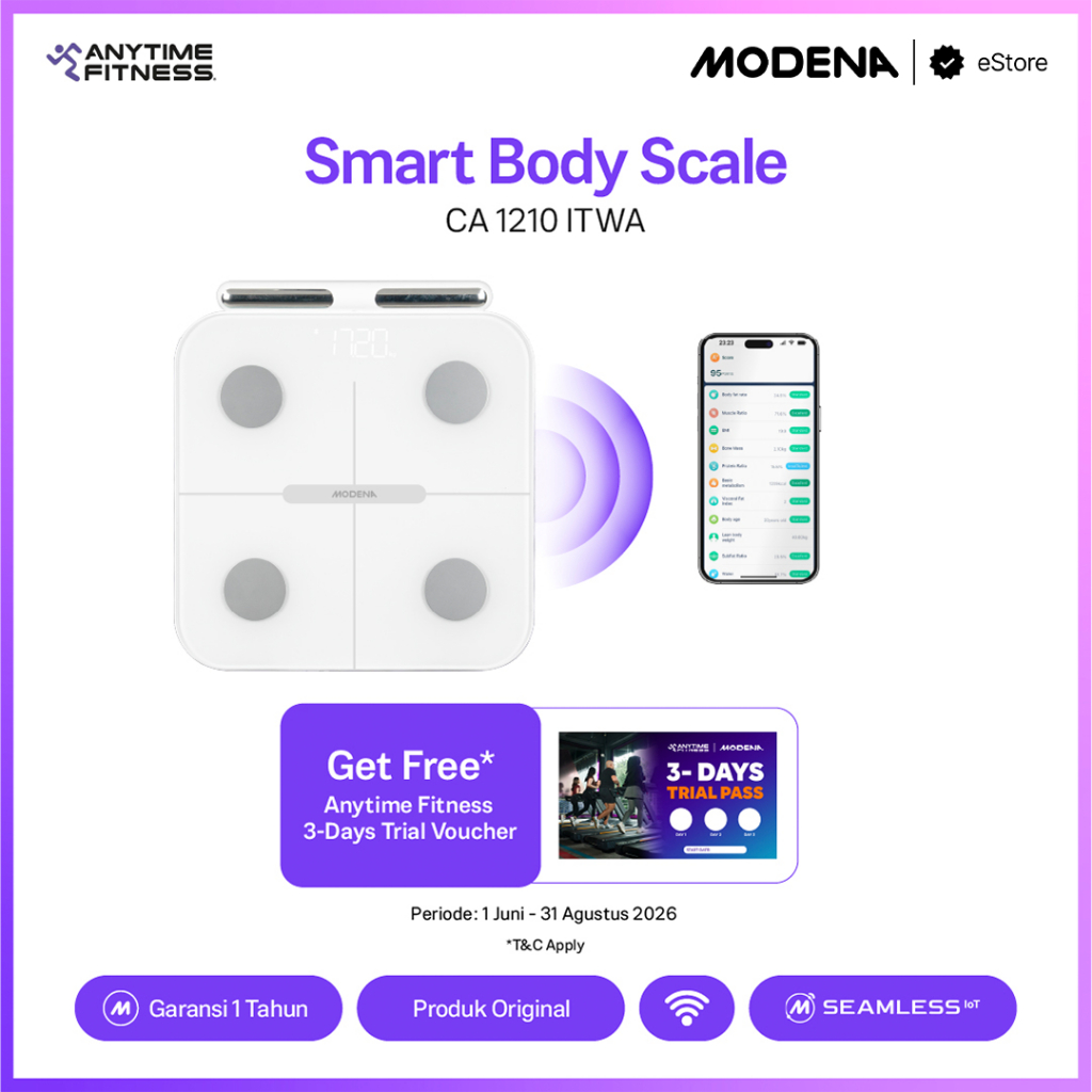 Jual MODENA Smart Body Scale CA 1210 ITWA | Shopee Indonesia