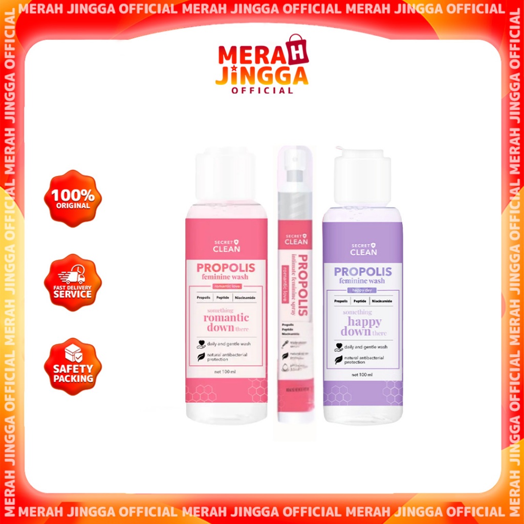 Jual SECRET CLEAN Propolis Feminine Care Series Intimate Spray Wash ...