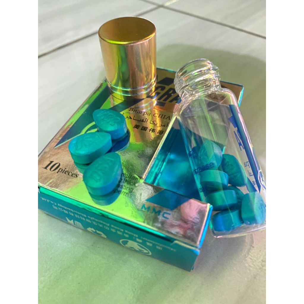 Jual VGRAa MMC Kapsul Biru 10 Tablet USA | Shopee Indonesia
