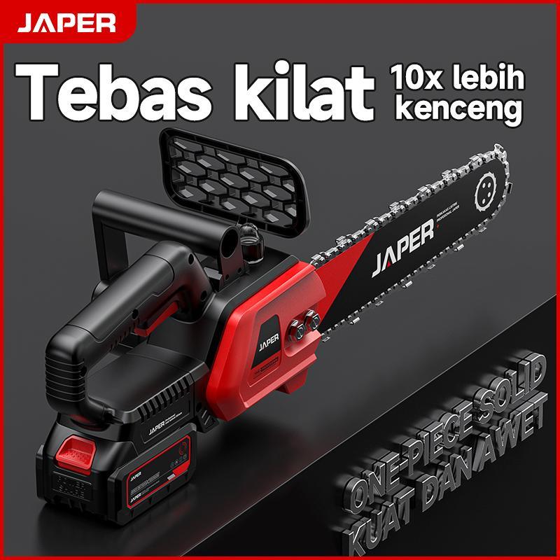 Jual JAPER Gergaji Rantai Chainsaw Baterai 12/16 Inci Portabel Tanpa ...