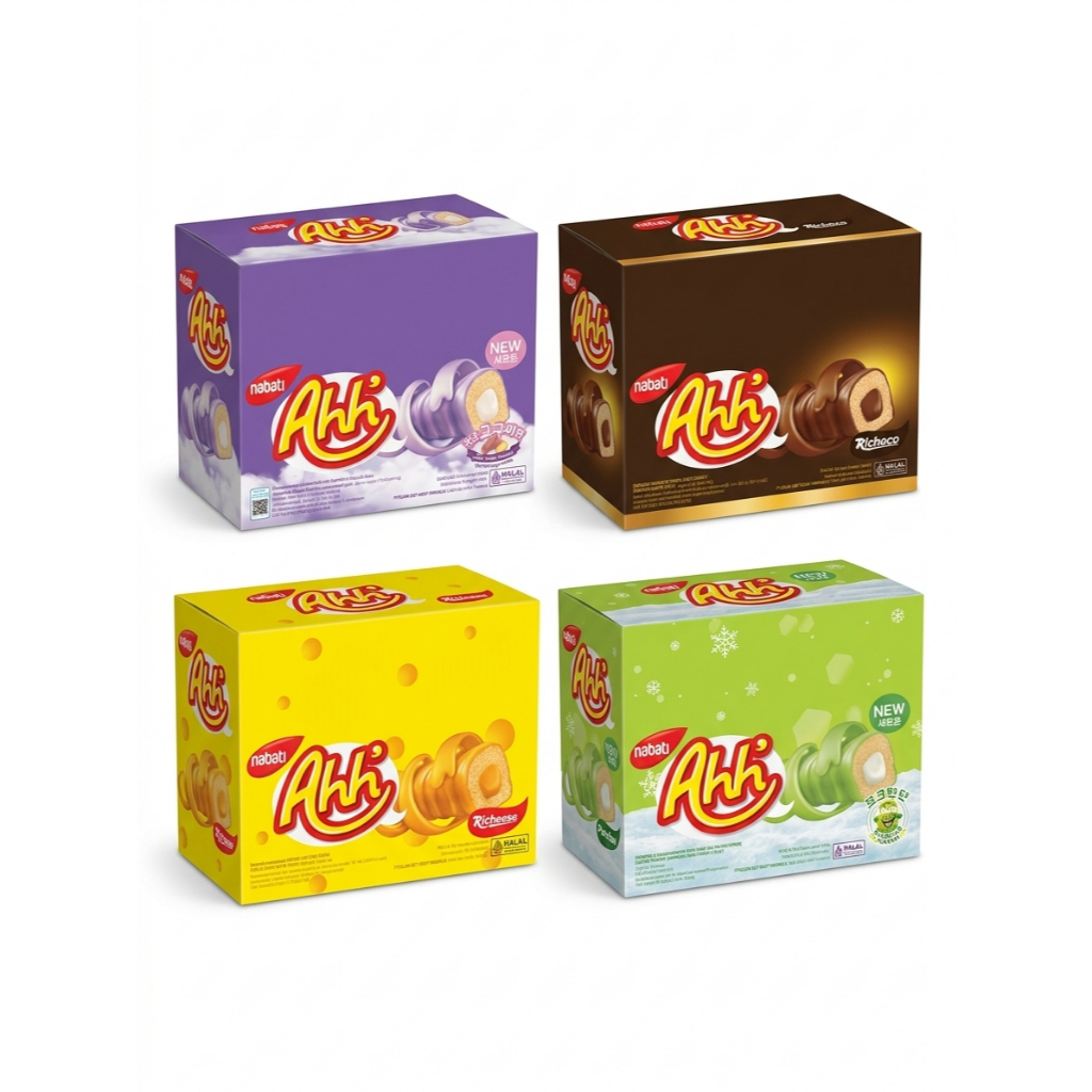 Jual ( BERKAH ) Nabati AHH Richeese Richoco Box All Varian Rasa Ahh ...