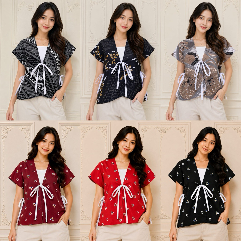 Jual Vest Batik | Vest Batik Kondangan Modern - Rompi Mona Vest Batik ...