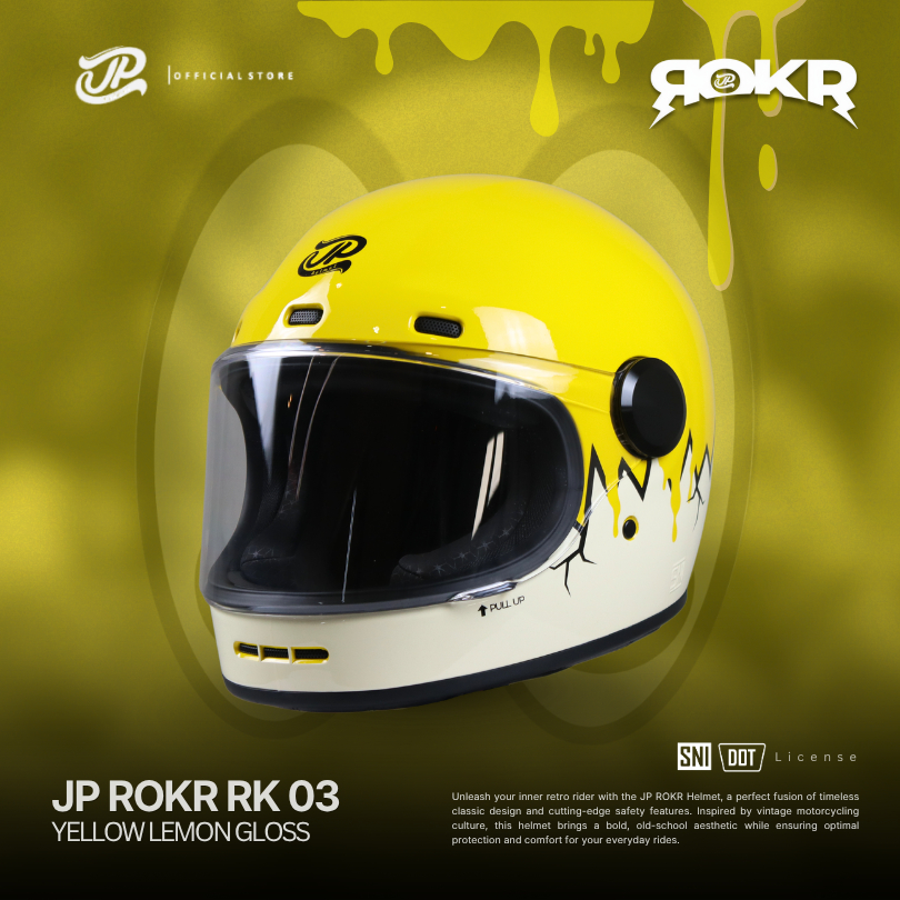 Jual Helm Full Face Retro Pria Wanita Harian Motor Matic Tebal Nyaman ...