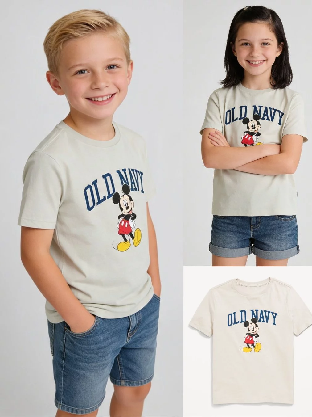 Kaos Anak Cowo Cewe OLN Disn*y Miki Mouse Graphic Tee - 2599