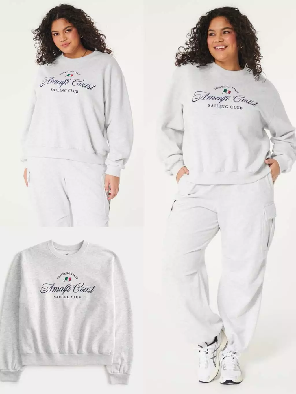 Sweatshirt Wanita HLS Women's Graphic Crew Sweatshirt - 2675