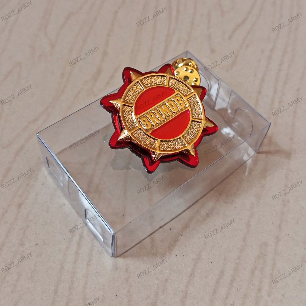Jual pin brimob roda kompas kancing paku logam gold akrilic | Shopee ...