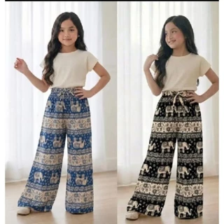 Celana Kulot Anak Perempuan 1-17 Tahun - Kulot Skena Panjang Anak Motif Gajah