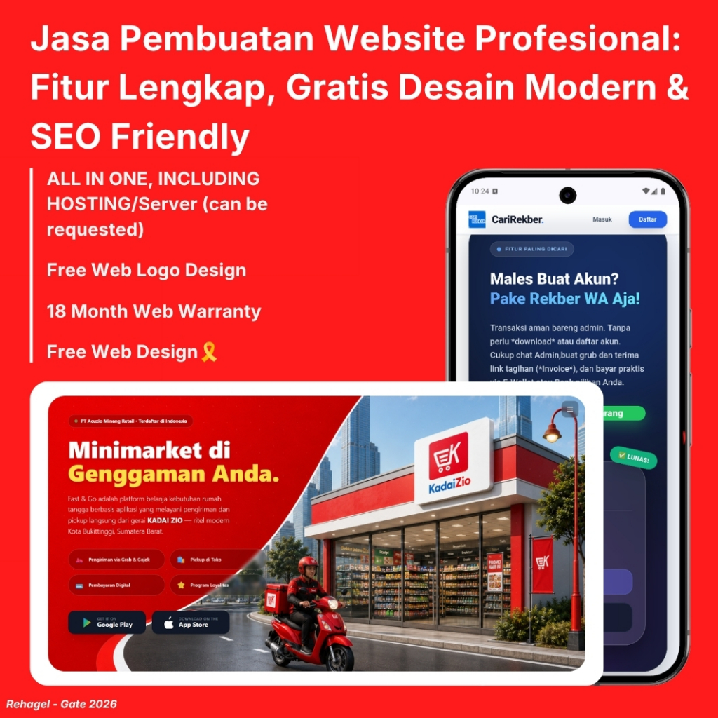 Jasa Pembuatan Website Profesional Fitur Lengkap SEO Friendly