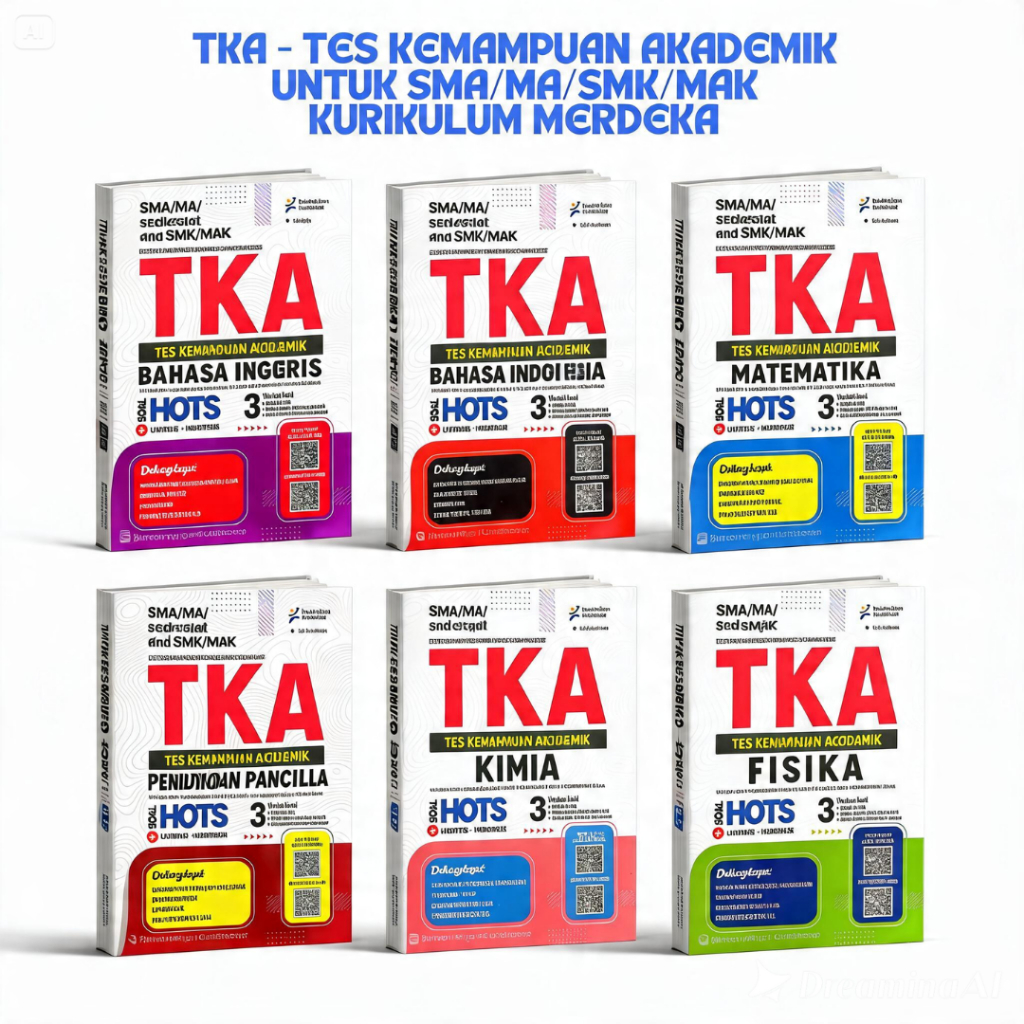 Jual TKA Tes Kemampuan Akademik Kurikulum Merdeka untuk SMA/MA SMK/MAK ...