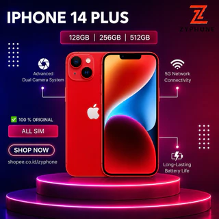 ZYPhone iPhone 14/14 Plus 128GB 256GB mulus 99-100% Original Second