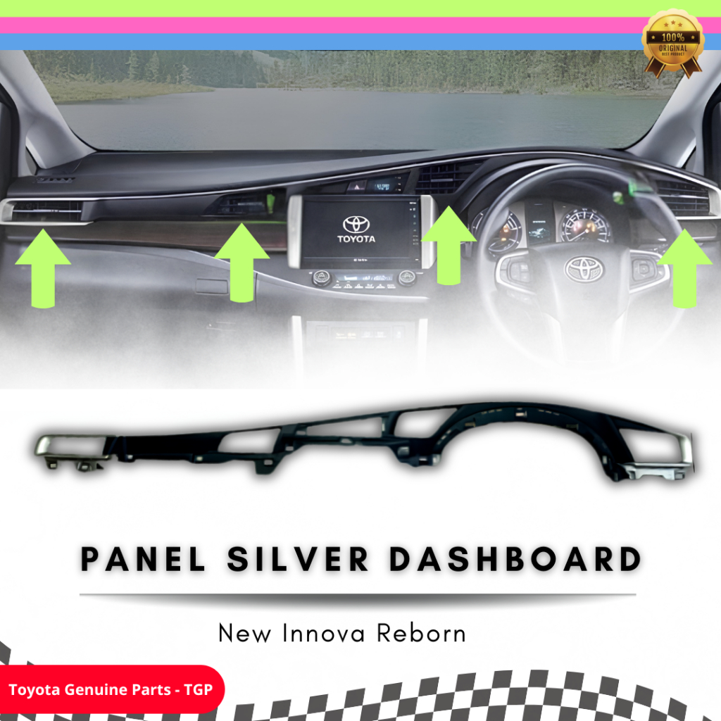 Jual Panel Silver Dashboard Innova Reborn Spec up to Venturer Original ...