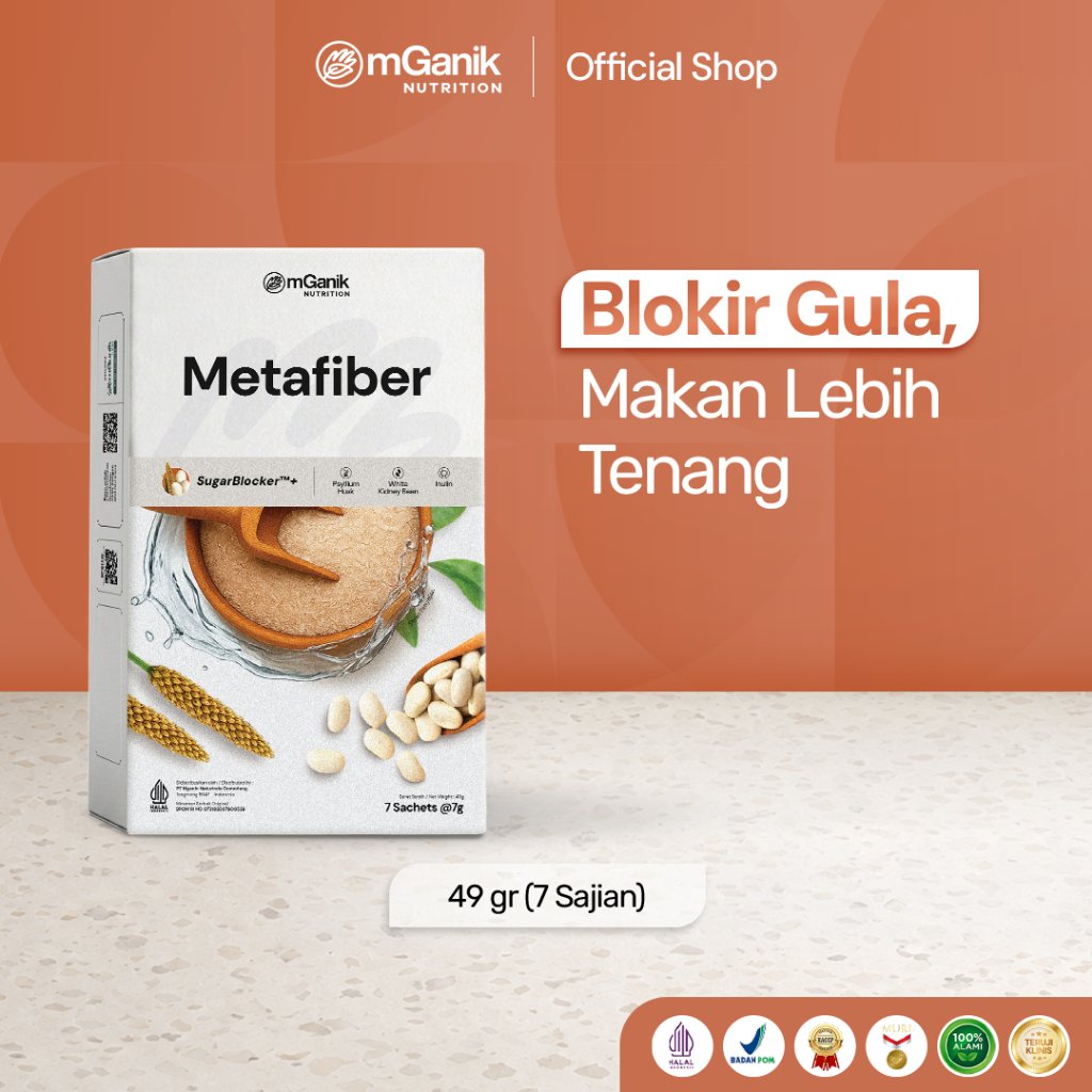 mGanik Metafiber Original 49gr (Box) - Suplemen Diabetes