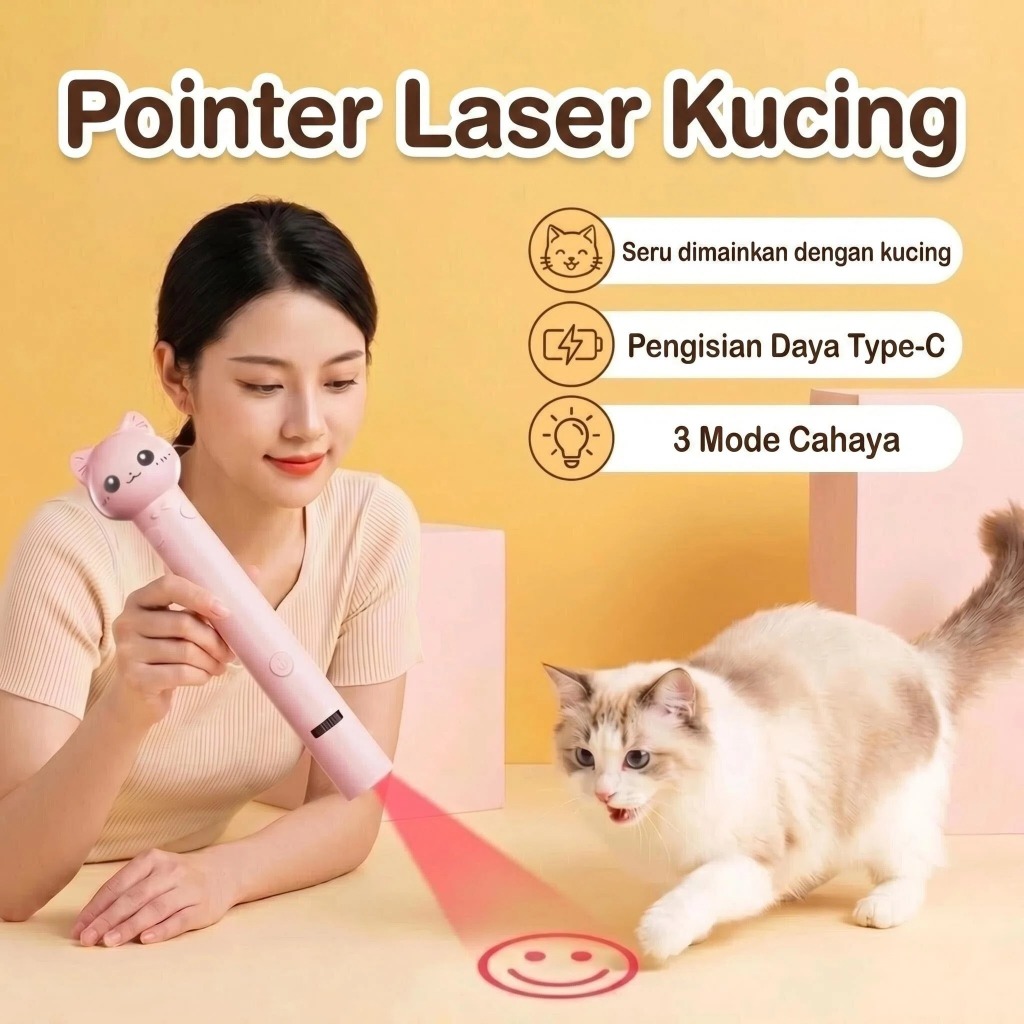 Mainan Laser Pointer Kucing Anjing Multifungsi USB inframerah Hewan Peliharaan Laser cat teaser Gantungan Kunci Cat Toys Pet Toy
