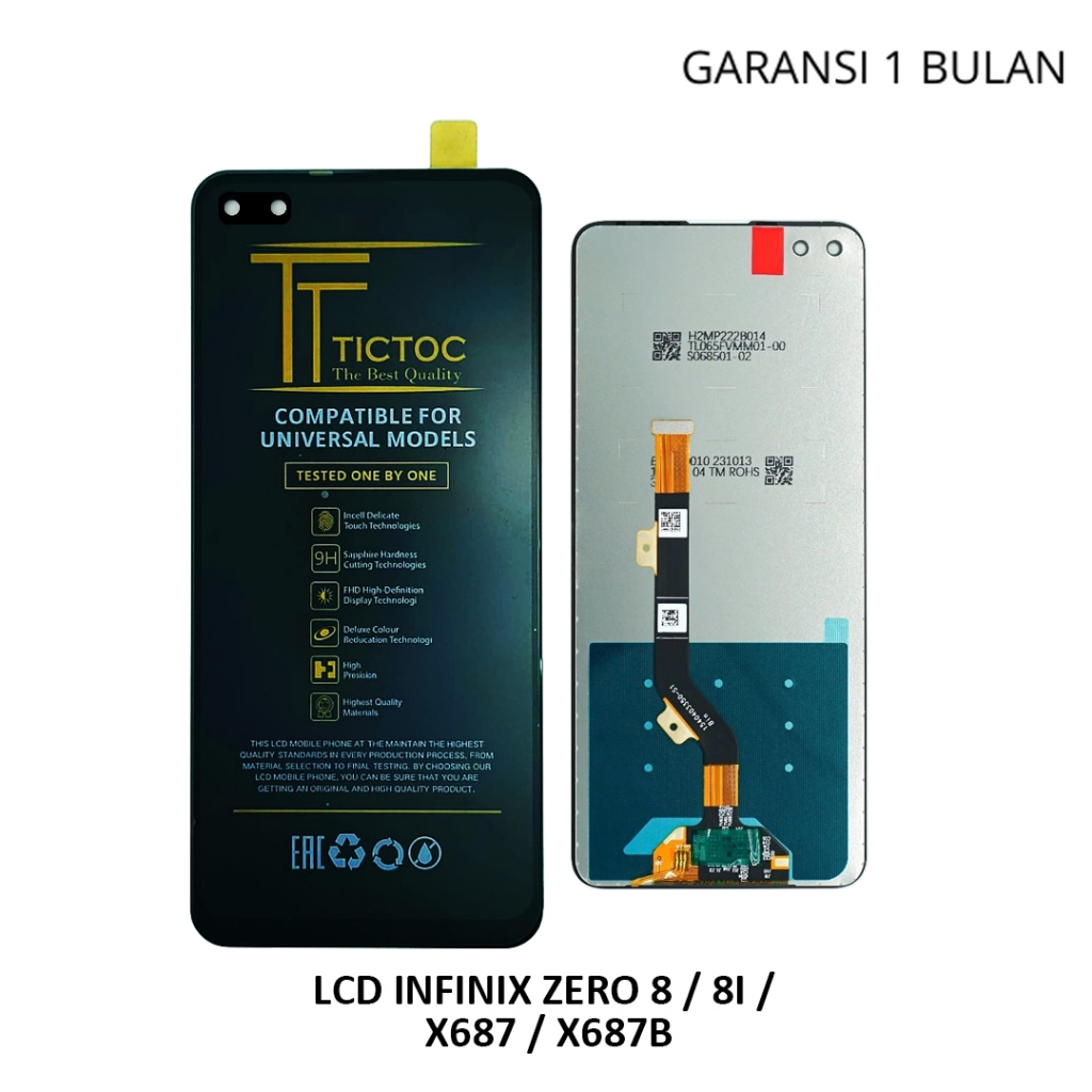 Jual Lcd Infinix Zero 8 / 8i / X687 / X687B Fullset Touchscreen ...
