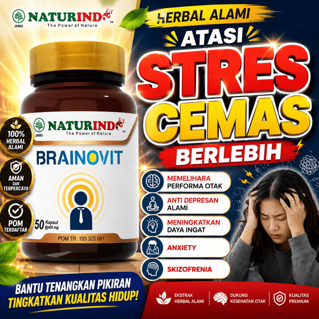 Jual Obat Herbal Stres Cemas Berlebih Anxiety Anti Depresan Depresi ...