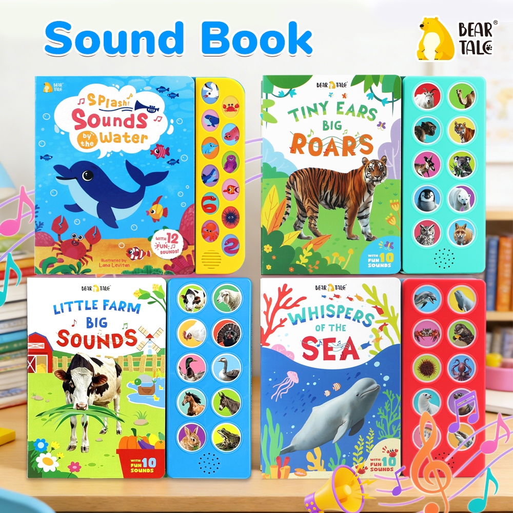 Jual BEAR TALE Animal Sounds Book for Kids / Interactive Animal ...