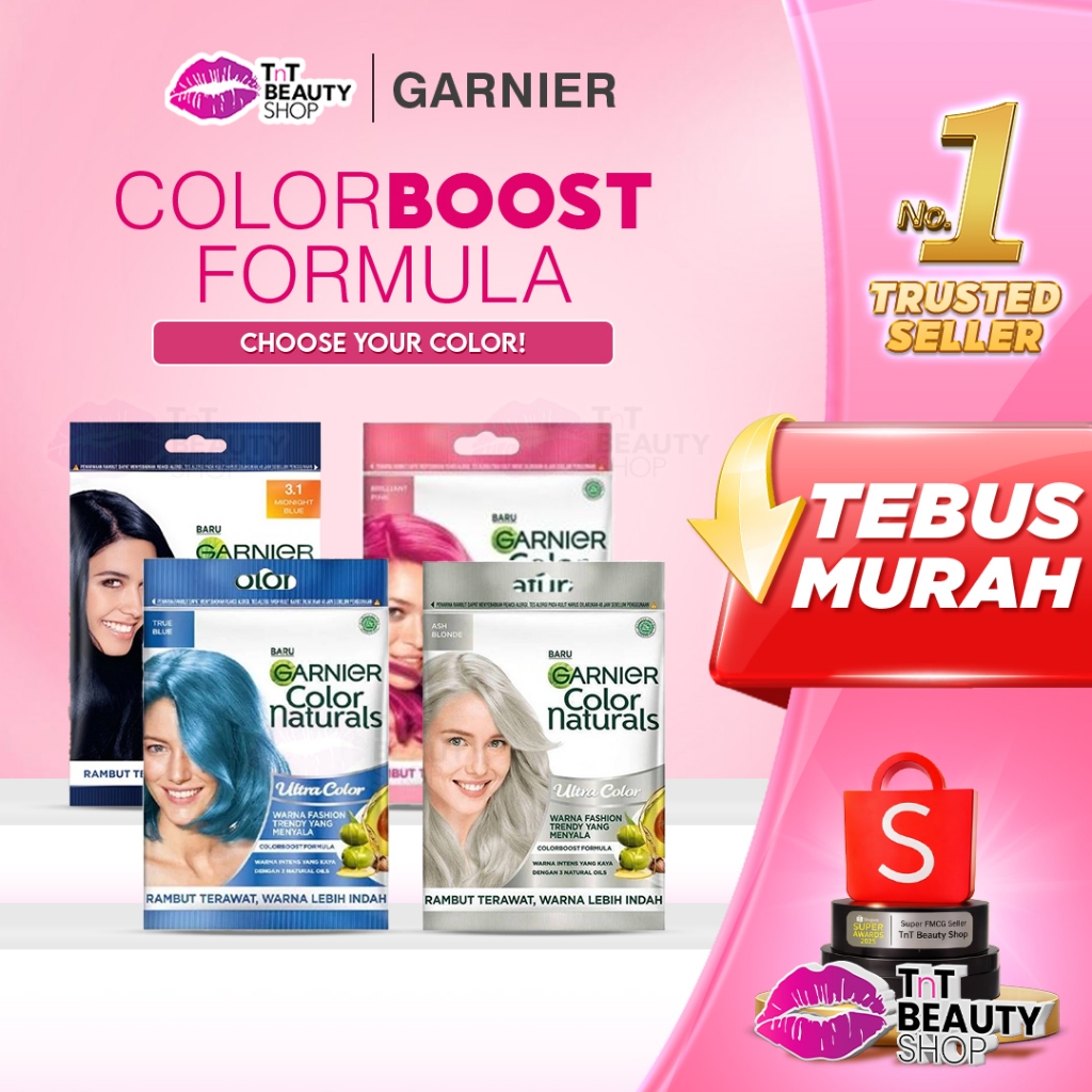 GARNIER Hair Color Naturals Ultra Color 20gr + 20mL SACHET | Pewarna Rambut