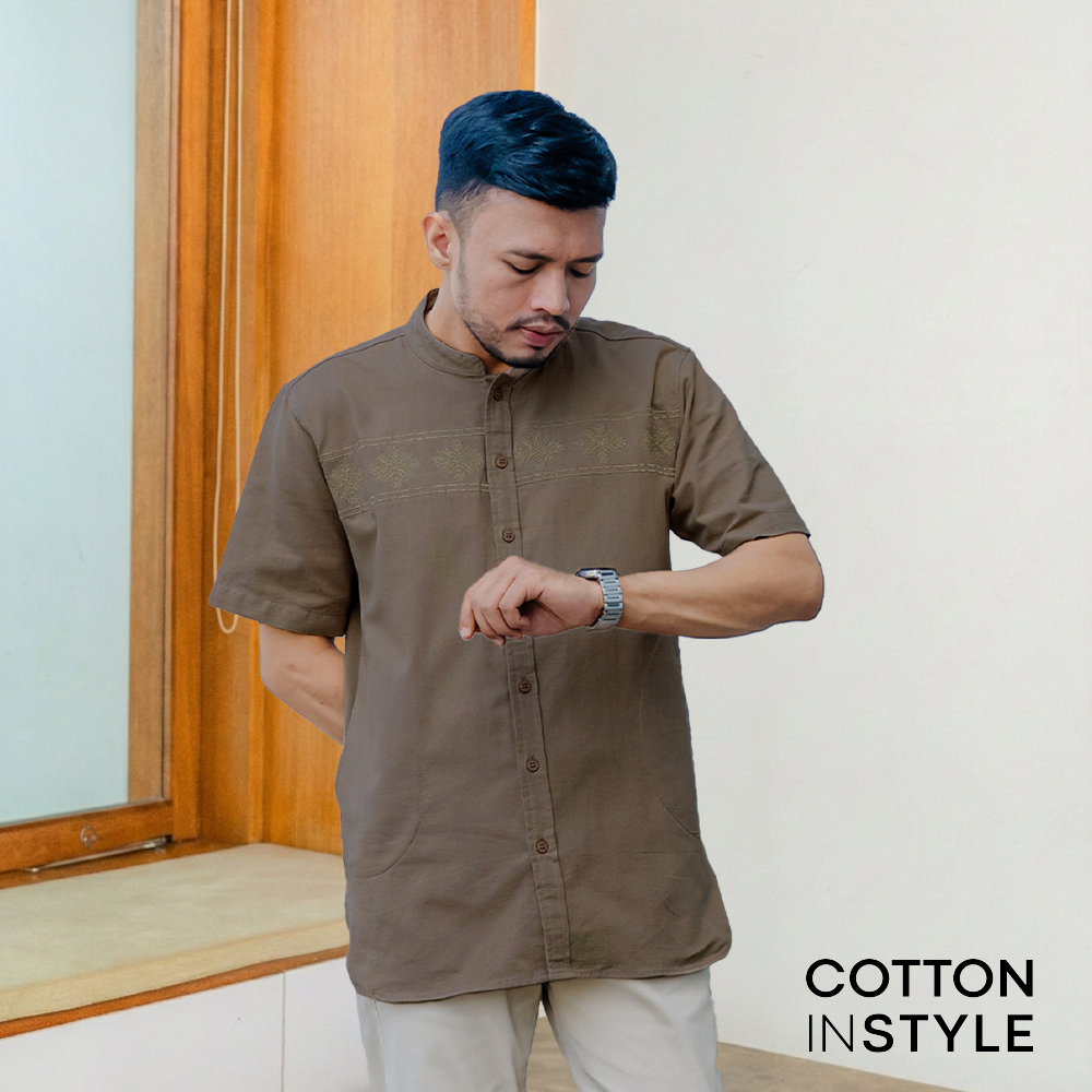 Cotton Instyle - Kalandra Kamila Sarimbit Lebaran Family Set Dress Tunik Wanita - foto 4