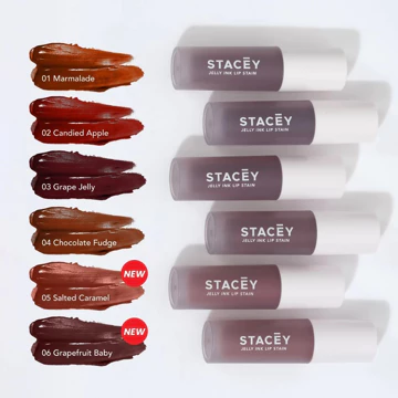 Stacey Jelly Ink Lip Stain Make Up Lip Tint Korea Glossy Plumppy