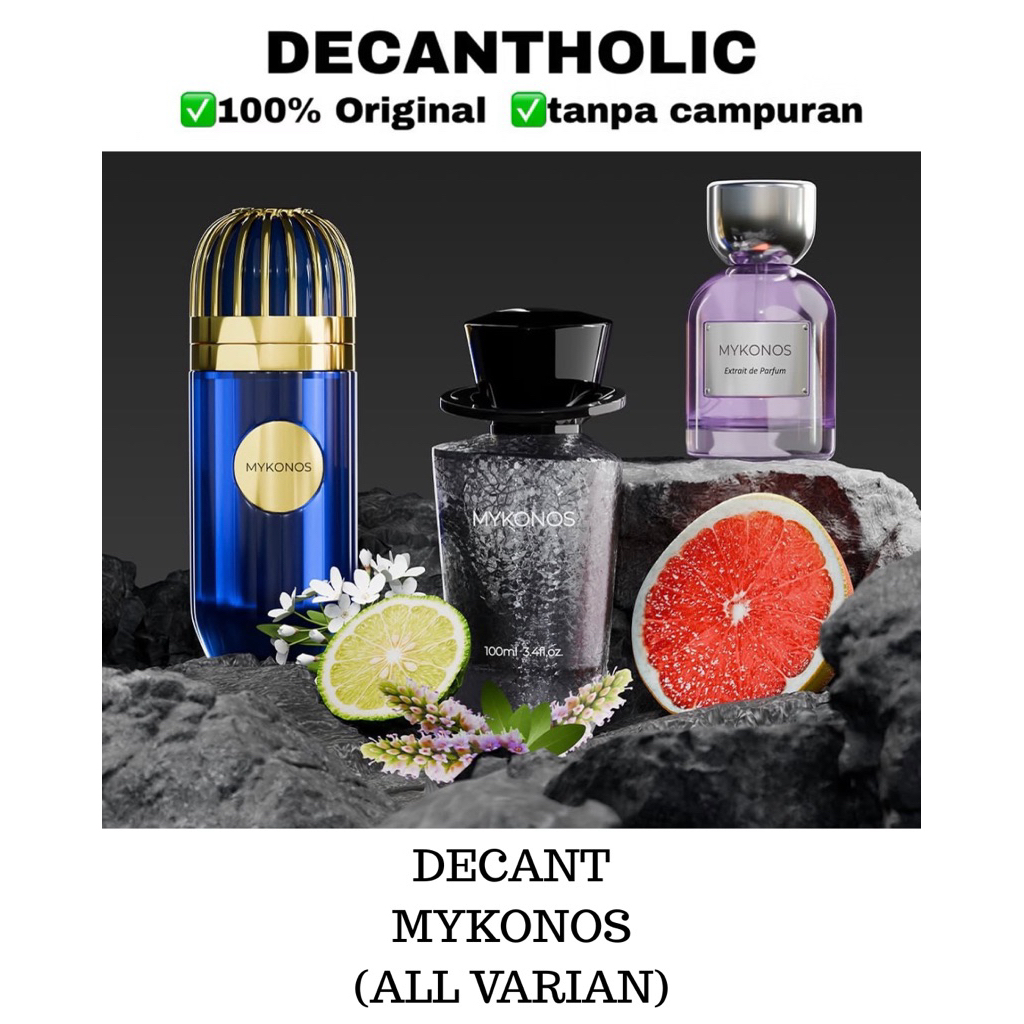 Jual decant MYKONOS MY EGO EMPIRE conquer inception reflection elixir ...