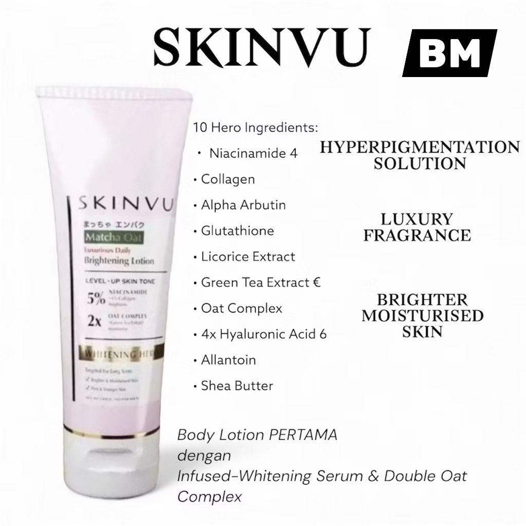 Jual SKINVU WHITENING Body Lotion Serum Infused - Skinvu Body Lotion ...
