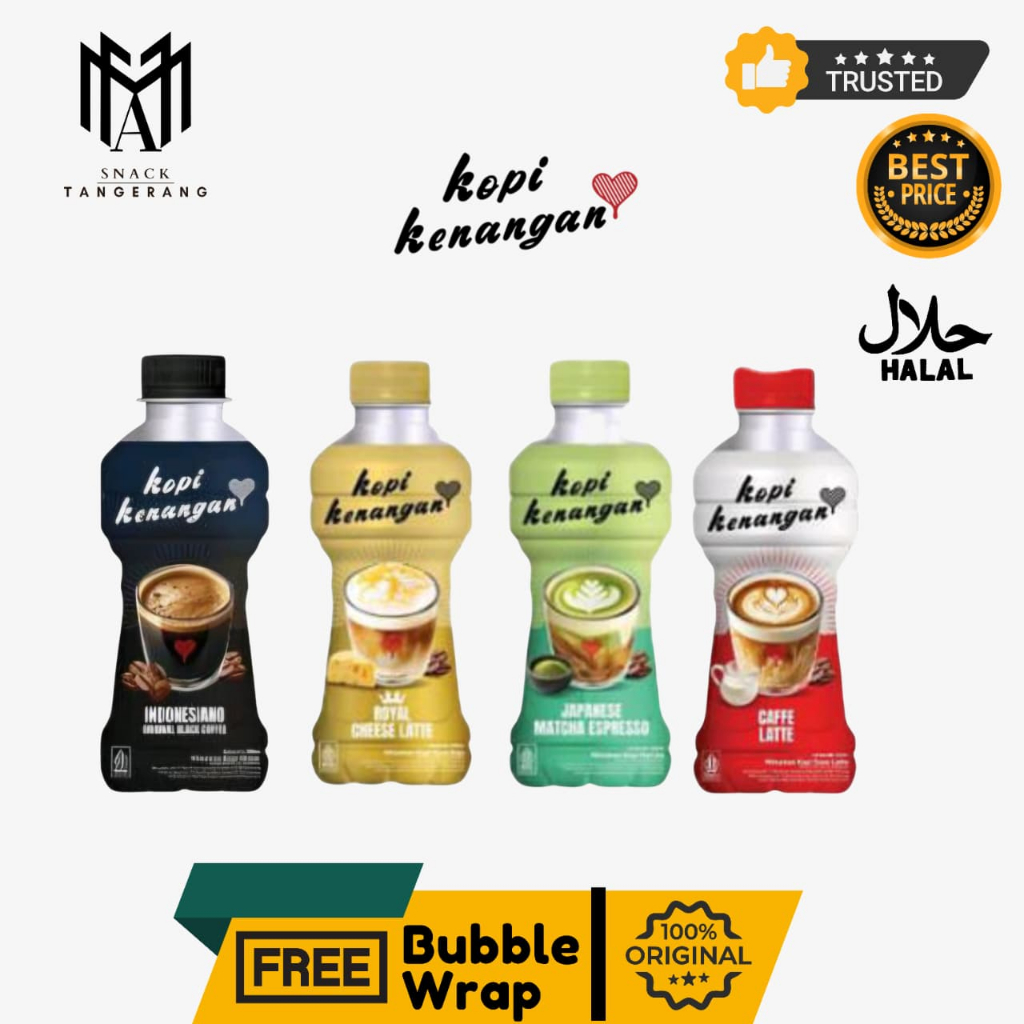 Jual Kopi Kenangan Botol Indonesiano Royal Cheese Matcha Espresso Latte ...