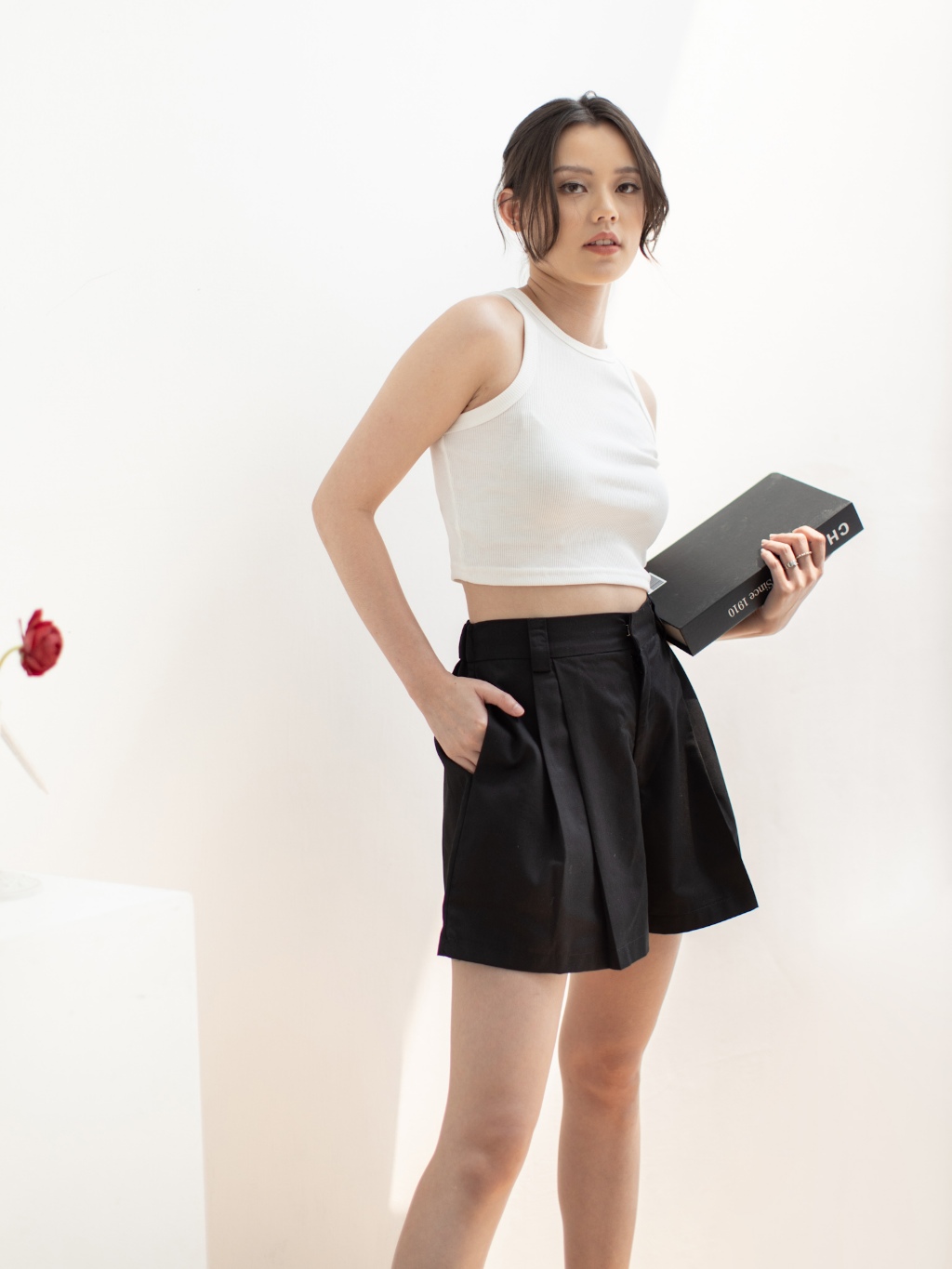 Eclaire - Sidney Short Pants Normal Grande Bigsize | Celana Pendek Wanita Korean Style S-L-XL-XXL Jumbo foto 4