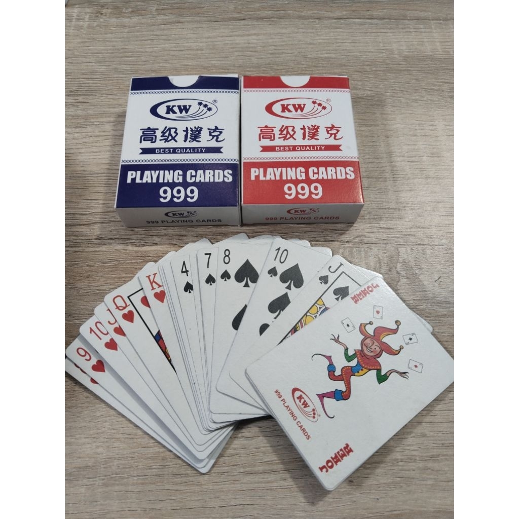 Jual Kartu remi 999 permainan kartu playong cards kw best quality ...