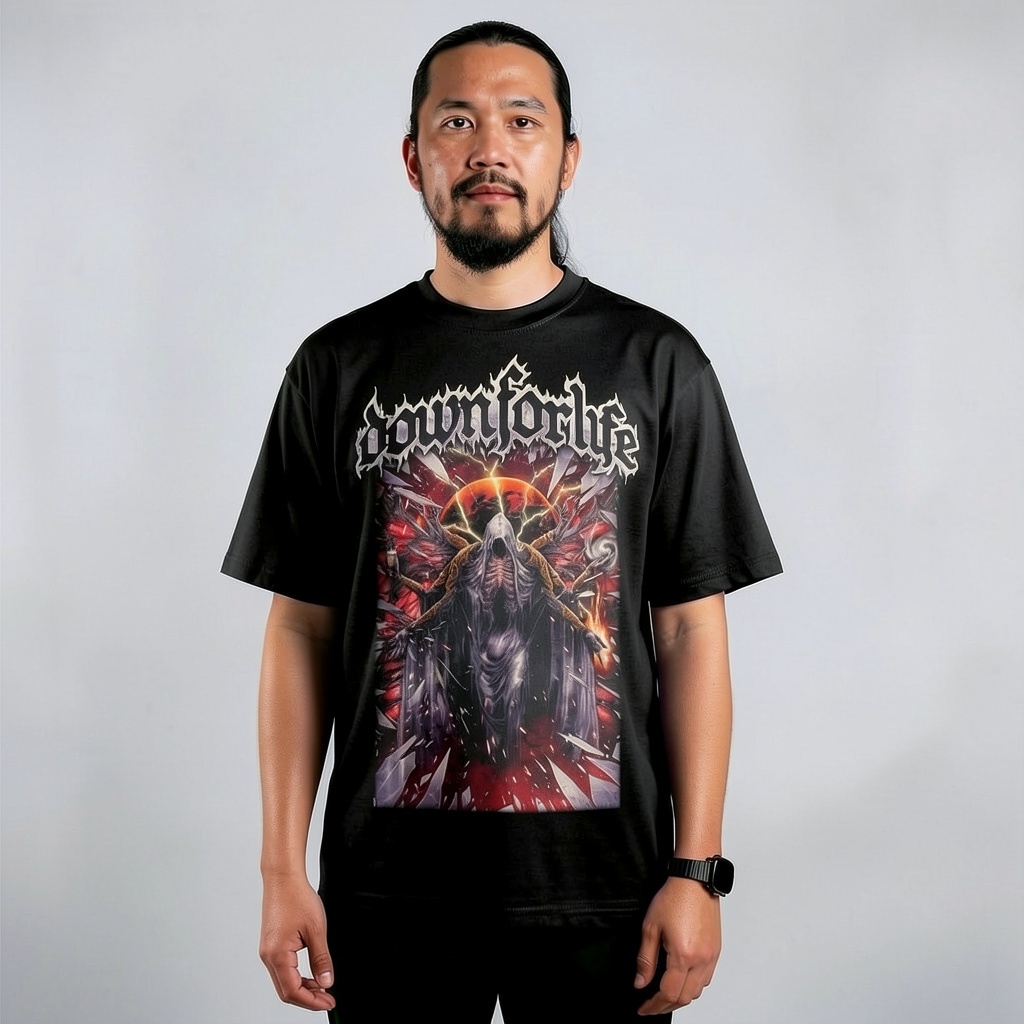 Jual ORIGINAL T SHIRT DOWN FOR LIFE AIR UDARA TANAH API RILIS BY SAVIOR ...