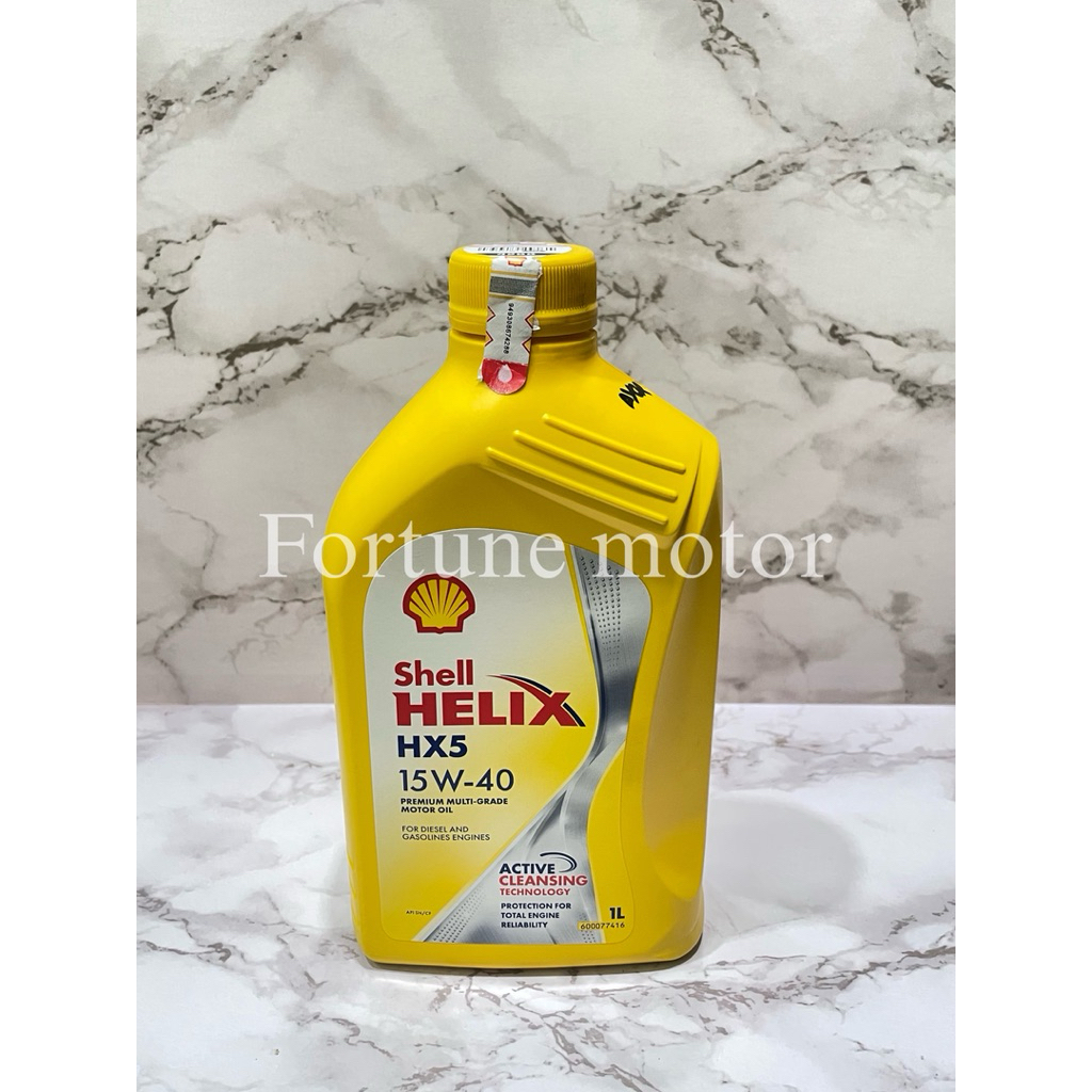 Jual OLI SHELL HELIX HX5 15W-40 (1Liter) 1000% ORIGINAL/ OLI MOTOR ...