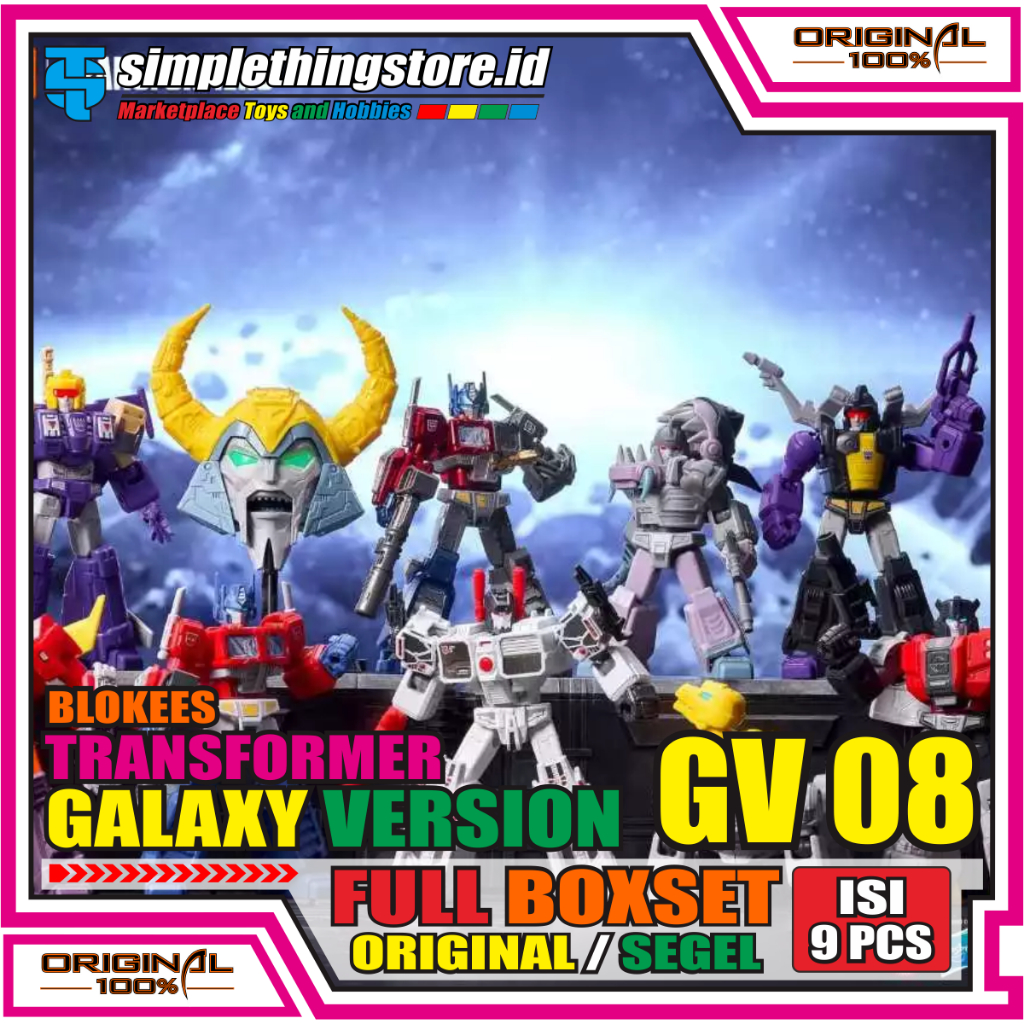 Jual [Ready Full Set] Blokees Transformer GV 08 / Galaxy Version [ 1 ...